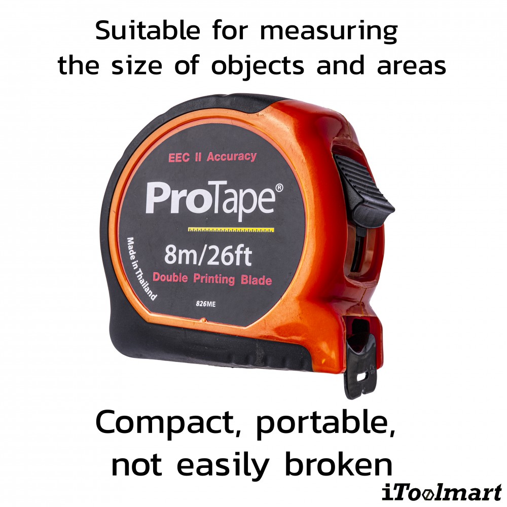 ตลับเมตร PROTAPE 826ME P series ขนาด 8 เมตร
