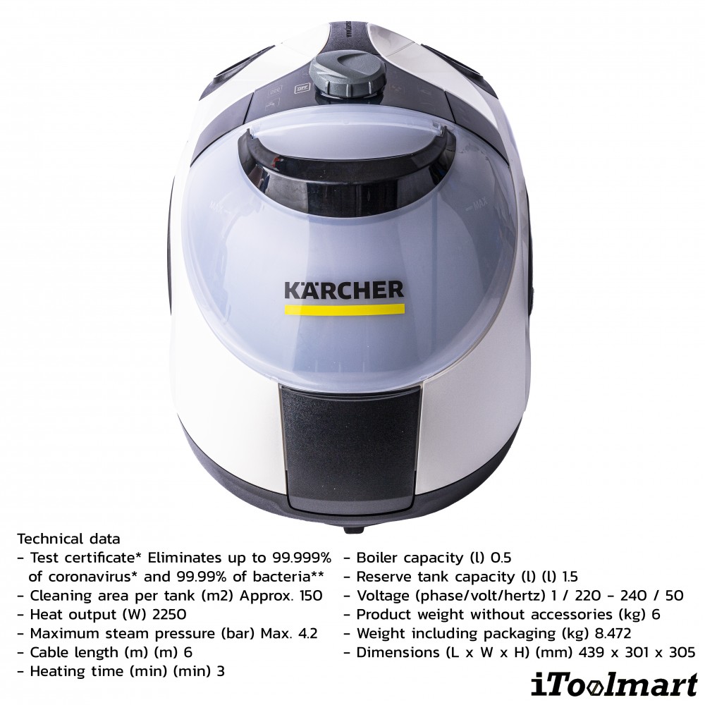 เครื่องทำความสะอาดไอน้ำ Karcher SC 5 EasyFix Premium 1 512 550 0