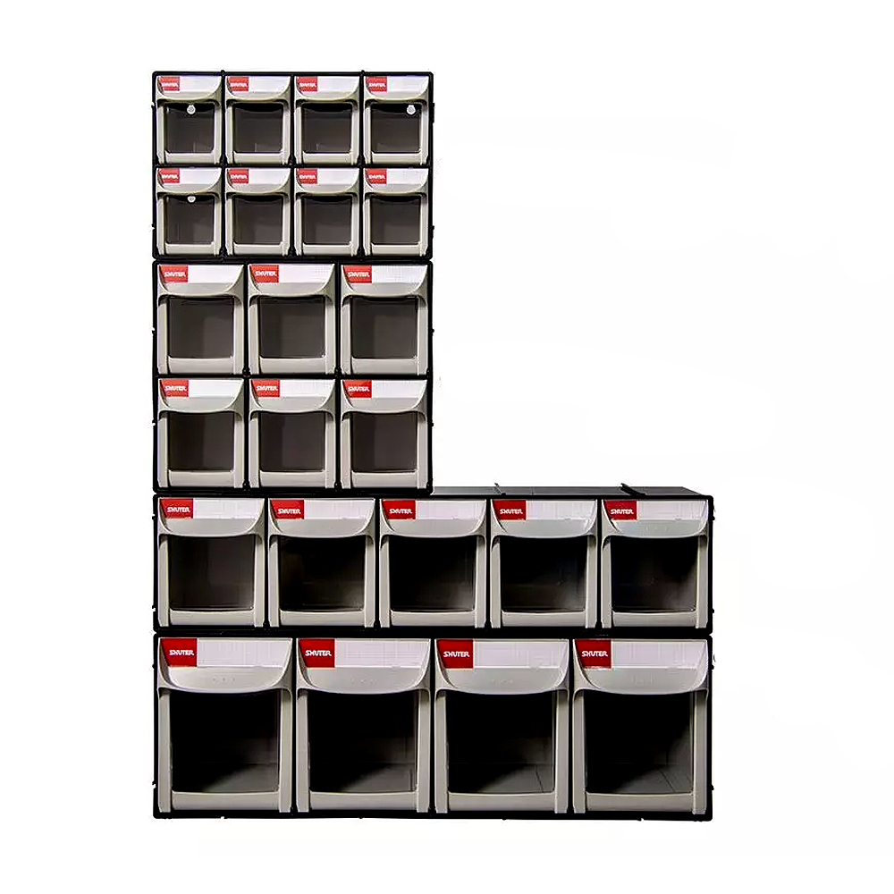 กล่องลิ้นชักใส่อะไหล่ SHUTER FO Series ลิ้นชัก 4 8 ช่อง