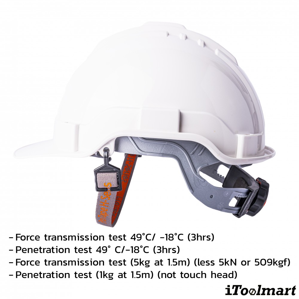 หมวกนิรภัย PROTAPE SS201 ขนาด 52   64 cm  สีขาว
