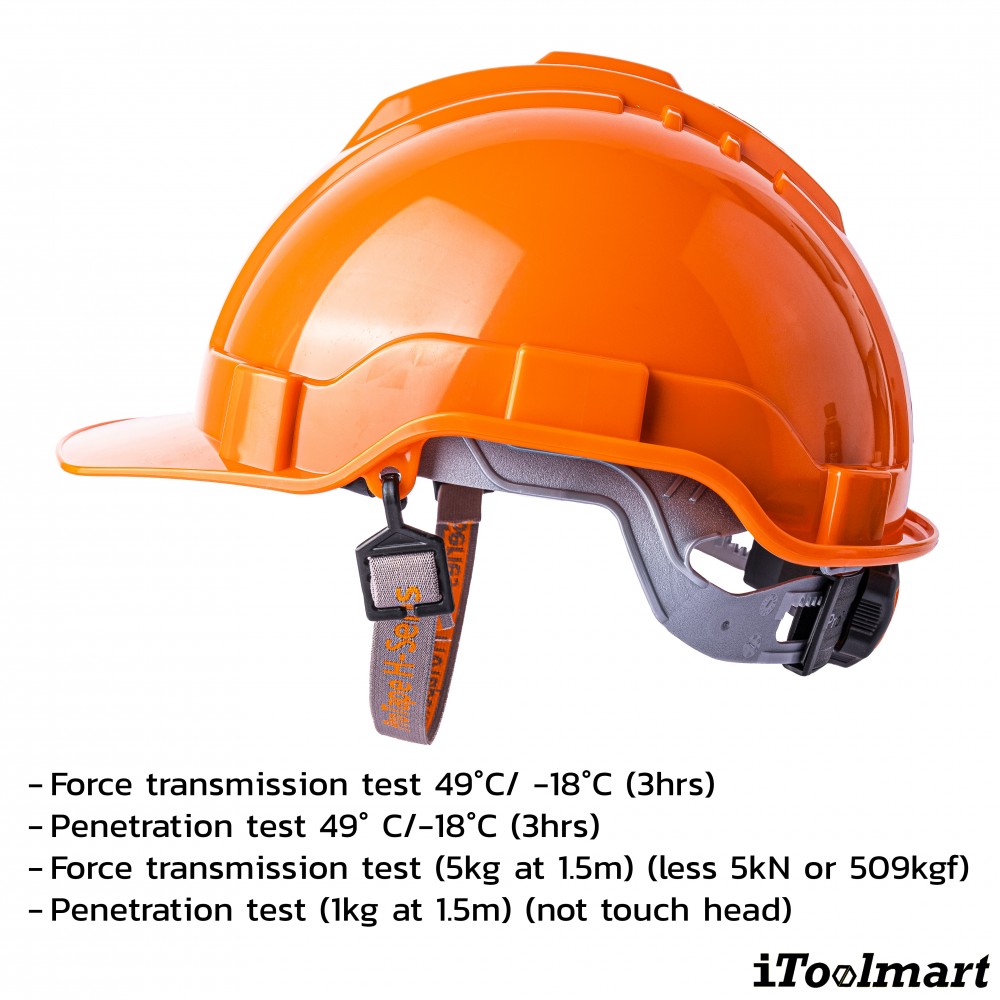 หมวกนิรภัย PROTAPE SS202 ขนาด 52   64 cm  สีส้ม