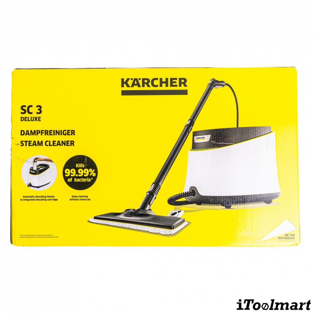 เครื่องทำความสะอาดไอน้ำ Karcher SC 3 Deluxe  EU สีขาว 1 513 430 0