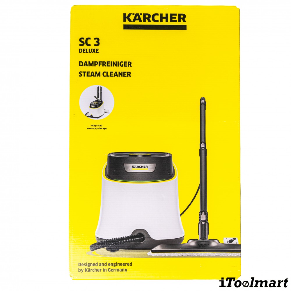 เครื่องทำความสะอาดไอน้ำ Karcher SC 3 Deluxe  EU สีขาว 1 513 430 0