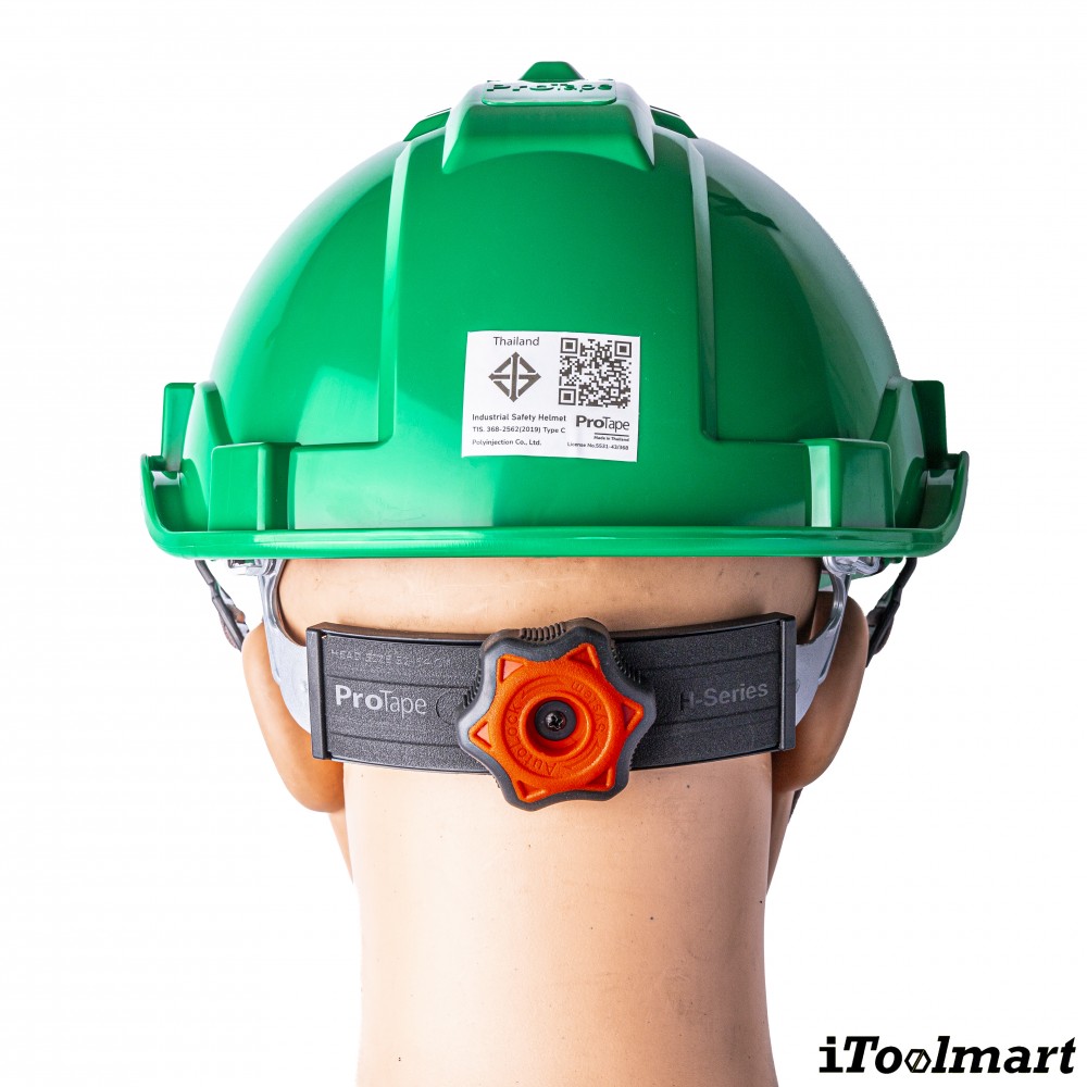 หมวกนิรภัย PROTAPE SS205 ขนาด 52   64 cm  สีเขียว
