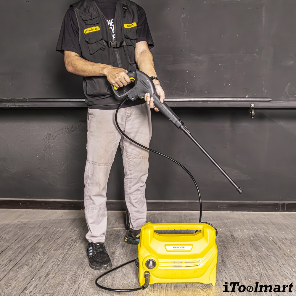 เครื่องฉีดน้ำแรงดันสูง Karcher K 1 Horizontal 100 บาร์ 1 599 101 0 เครื่องฉีดน้ำแรงดันสูง Karcher K 1 Horizontal 100 บาร์ 1 599 101 0