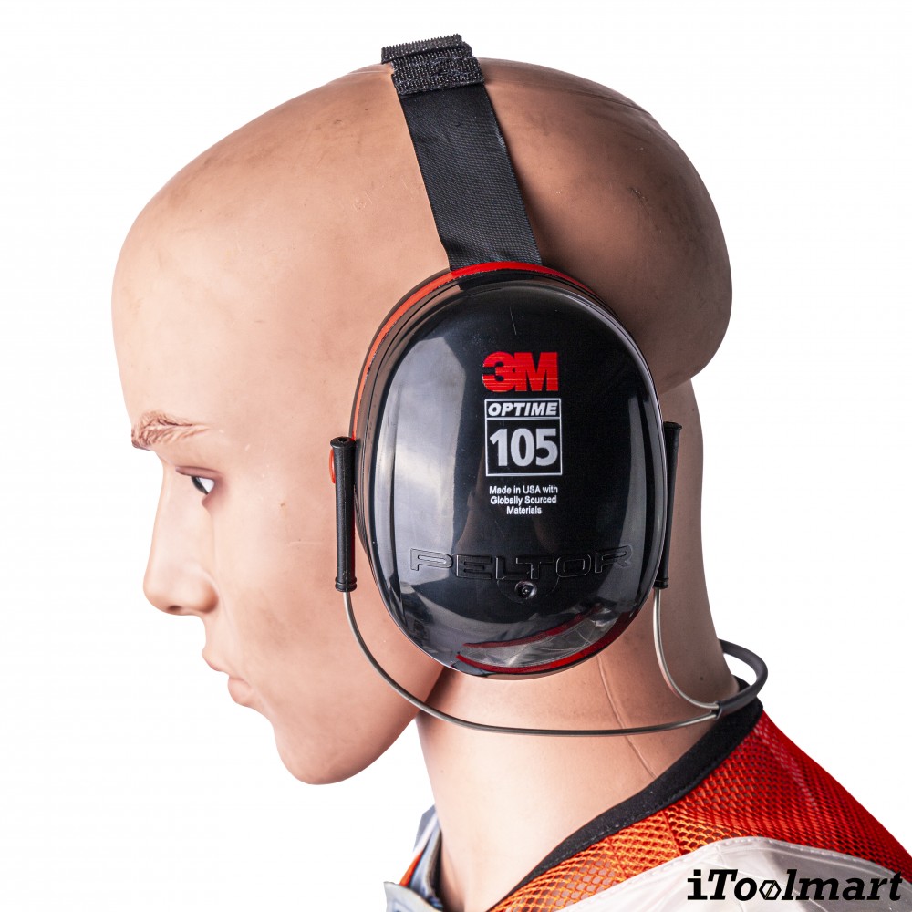 ที่ครอบหูลดเสียง 3M H10B PELTOR Optime 105 แบบคล้องคอ ค่าการลดเสียง 29 เดซิเบล
