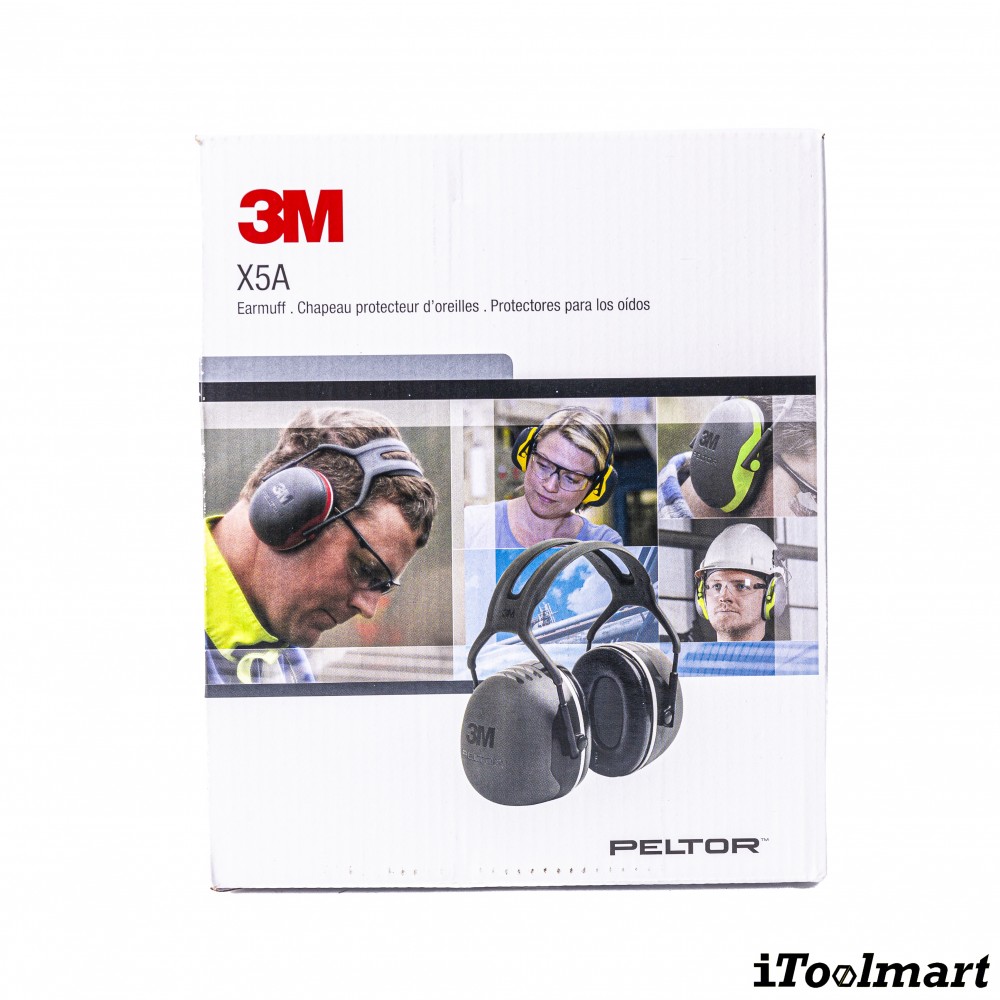 ที่ครอบหูลดเสียง 3M X5A PELTOR แบบคาดศีรษะ ค่าการลดเสียง 31 เดซิเบล
