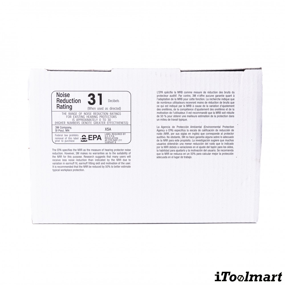 ที่ครอบหูลดเสียง 3M X5A PELTOR แบบคาดศีรษะ ค่าการลดเสียง 31 เดซิเบล