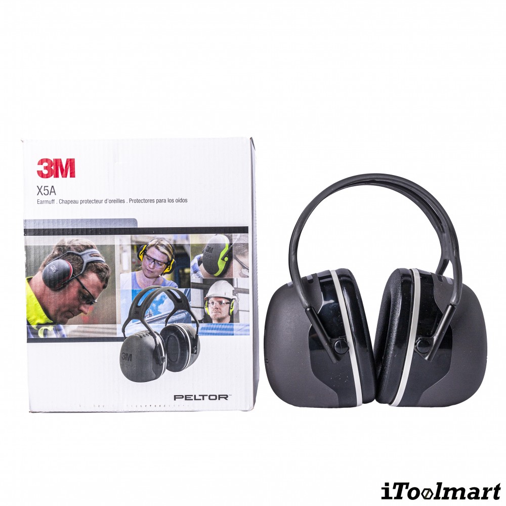ที่ครอบหูลดเสียง 3M X5A PELTOR แบบคาดศีรษะ ค่าการลดเสียง 31 เดซิเบล