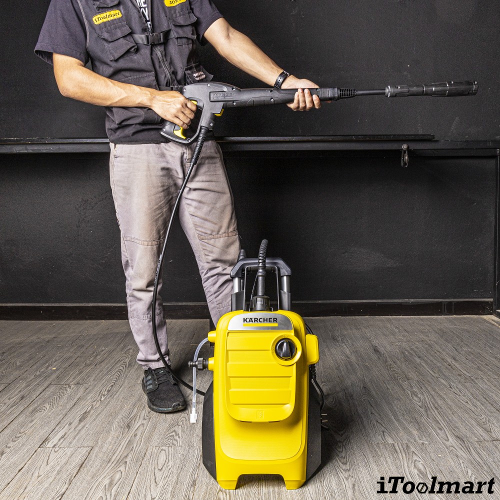 เครื่องฉีดน้ำแรงดันสูง Karcher K4 COMPACT 130 บาร์ 1 637 500 0 เครื่องฉีดน้ำแรงดันสูง Karcher K4 COMPACT 130 บาร์ 1 637 500 0