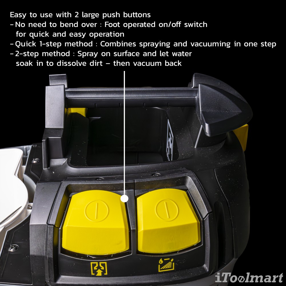 เครื่องซักพรม แบบดูดกลับ Karcher Puzzi 8 1 แรงดันไฟฟ้า 220   240 โวลต์ 1 100 240 0