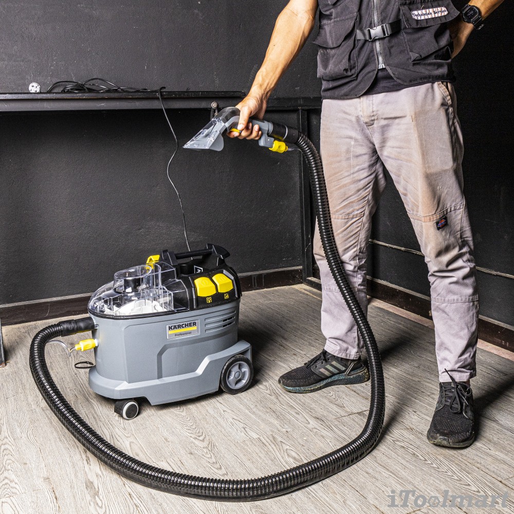 เครื่องซักพรม แบบดูดกลับ Karcher Puzzi 8 1 แรงดันไฟฟ้า 220   240 โวลต์ 1 100 240 0