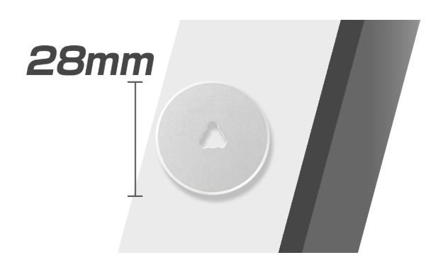 ใบมีดคัตเตอร์โรตารี่ OLFA RB28-2 Rotary Blade ขนาด 28 มม. (2 ชิ้น)