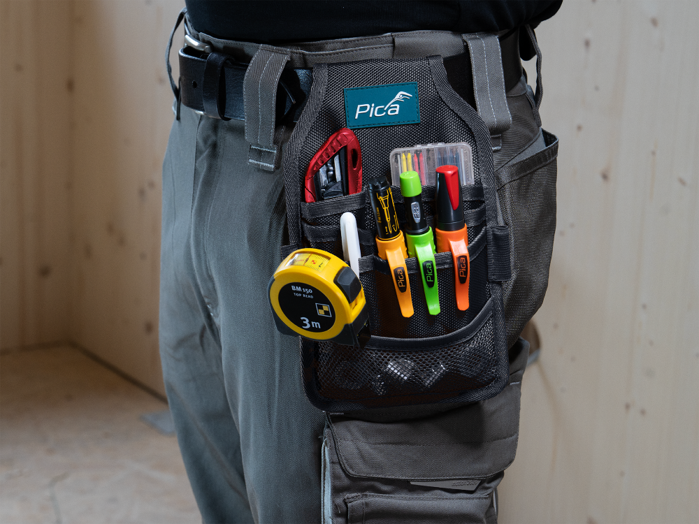 ชุดปากกามาร์คเกอร์ PICA 55060 Pica Master Belt พร้อมกระเป๋าคาดเอว