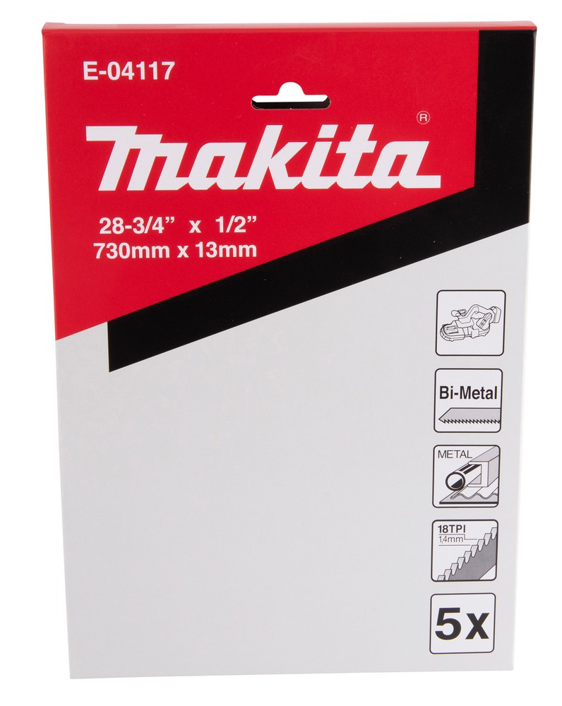 ใบเลื่อยสายพาน MAKITA E-04117 18TPI BIM DBP184