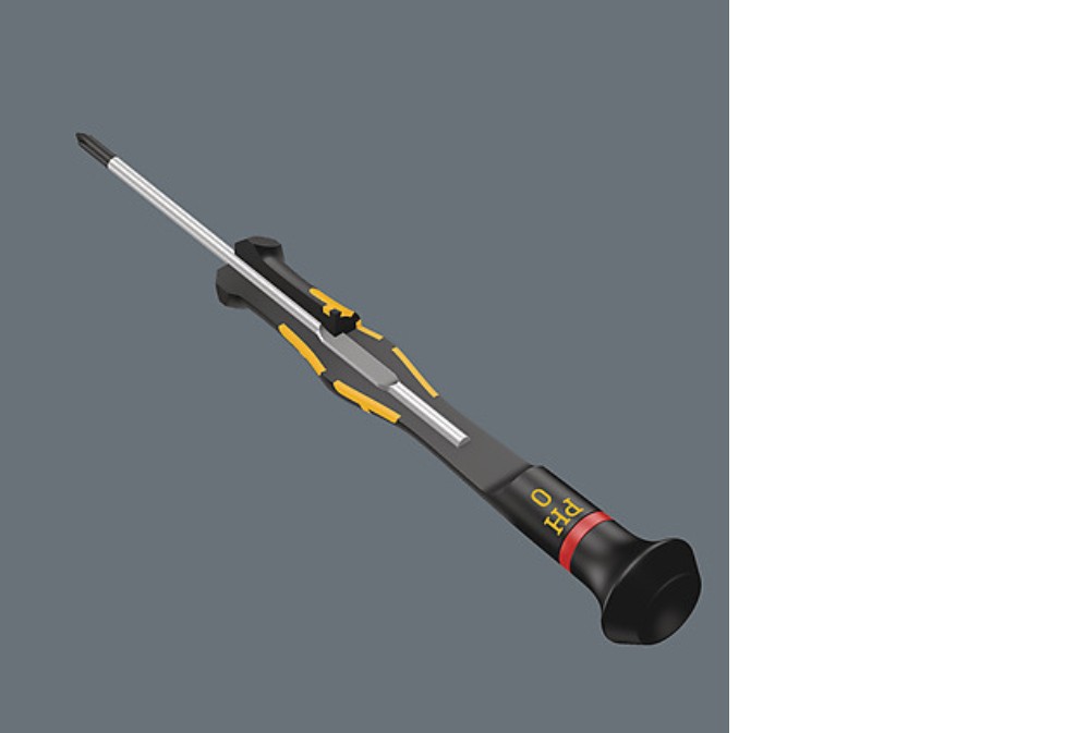ไขควงปากแฉก Wera 1550 ESD Kraftform Micro screwdriver 05030112001 ขนาด PH 1 x 80 mm