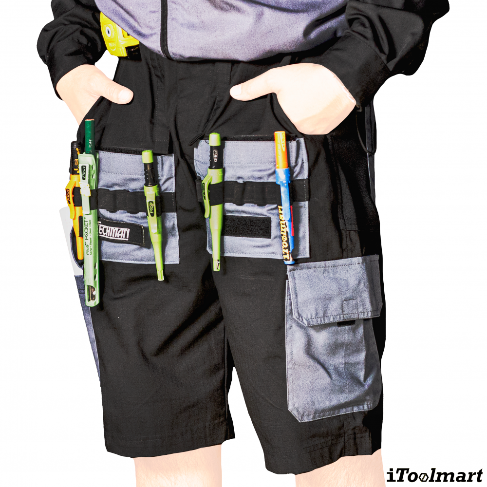 กางเกงช่าง TECHMAN BOMP Size XL ทรงคาร์โก้ กระเป๋า 8 ช่อง
