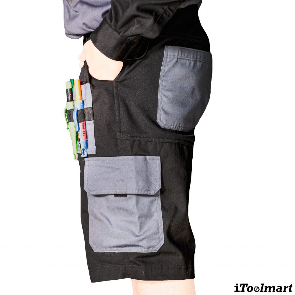 กางเกงช่าง TECHMAN BOMP Size XL ทรงคาร์โก้ กระเป๋า 8 ช่อง