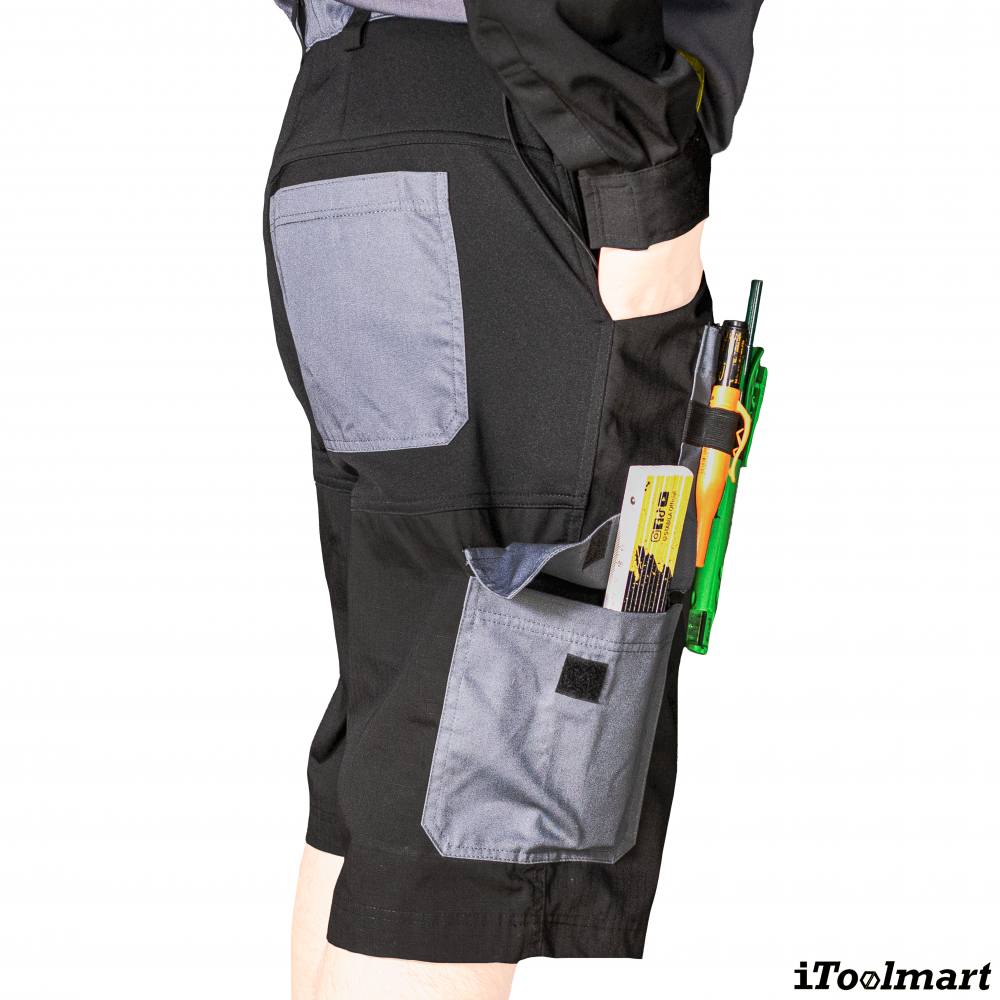 กางเกงช่าง TECHMAN BOMP Size XL ทรงคาร์โก้ กระเป๋า 8 ช่อง