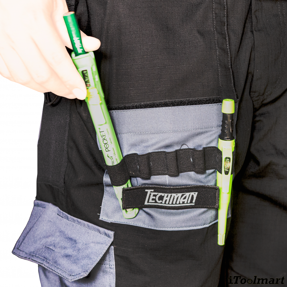 กางเกงช่าง TECHMAN BOMP Size XL ทรงคาร์โก้ กระเป๋า 8 ช่อง