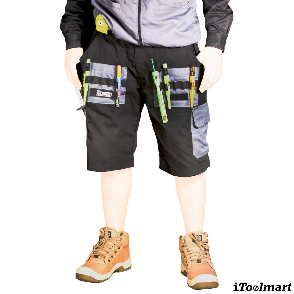 กางเกงช่าง TECHMAN BOMP Size XL ทรงคาร์โก้ กระเป๋า 8 ช่อง