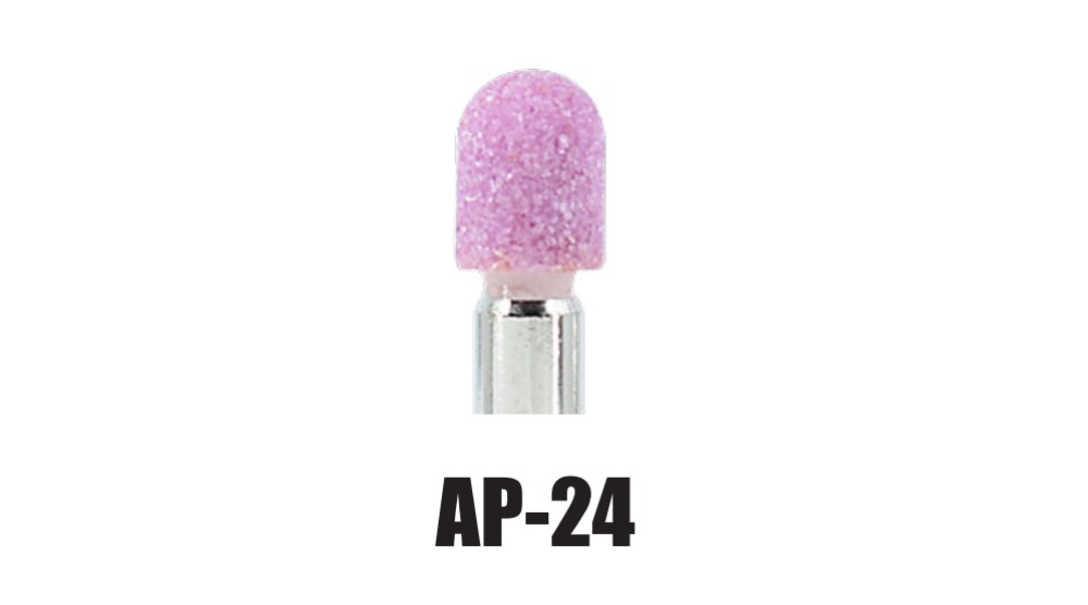 หินเจียรสีชมพู KEIBA AP 24 KE 2201017 ขนาด 5 16 x 3 8 นิ้ว