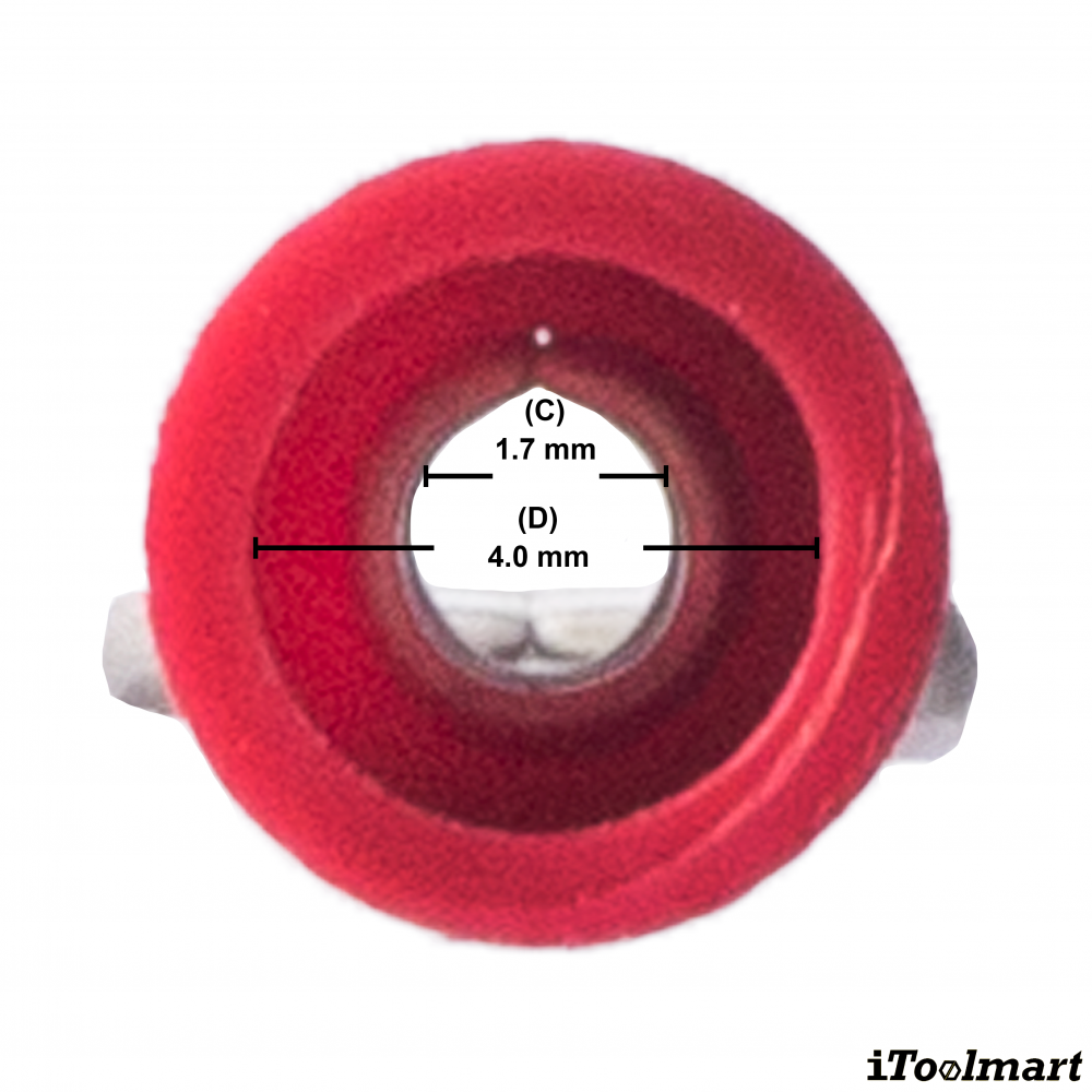 หางปลาเสียบ KST MDV1 250 แบนตัวผู้ สีแดง ขนาด 1 5 mm² 100 ตัว