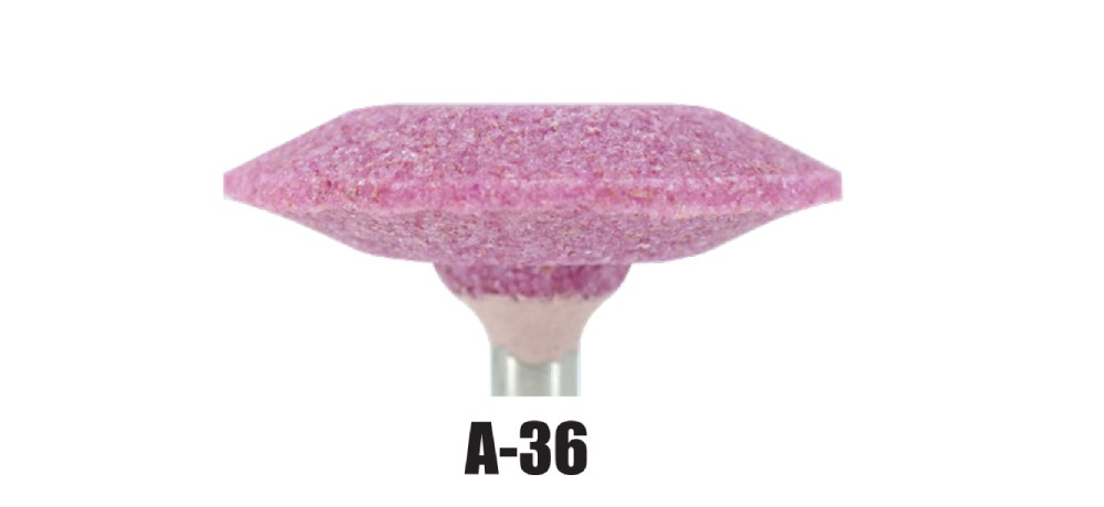หินเจียรสีชมพู KEIBA A 36 KE 2201021 ขนาด 1 5 8 x 3 8 นิ้ว