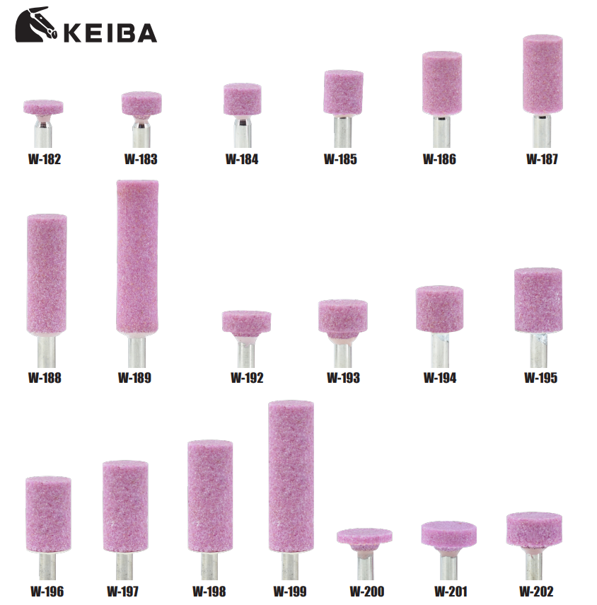 หินเจียรสีชมพู KEIBA A 3 W 241  ขนาด 3 16 2 x 1 8 3 นิ้ว