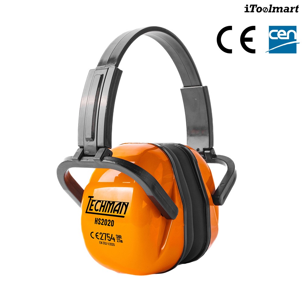 ที่ครอบหูลดเสียง TECHMAN HS2020 แบบคาดศีรษะ ค่าการลดเสียง 27 เดซิเบล