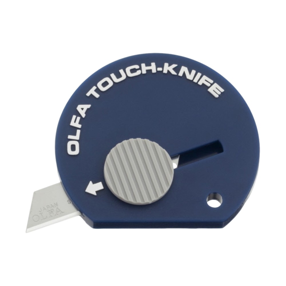 มีดคัตเตอร์พกพา OLFA TK 4 B Handy Compact Cutter สีน้ำเงิน ขนาด 9 มม 