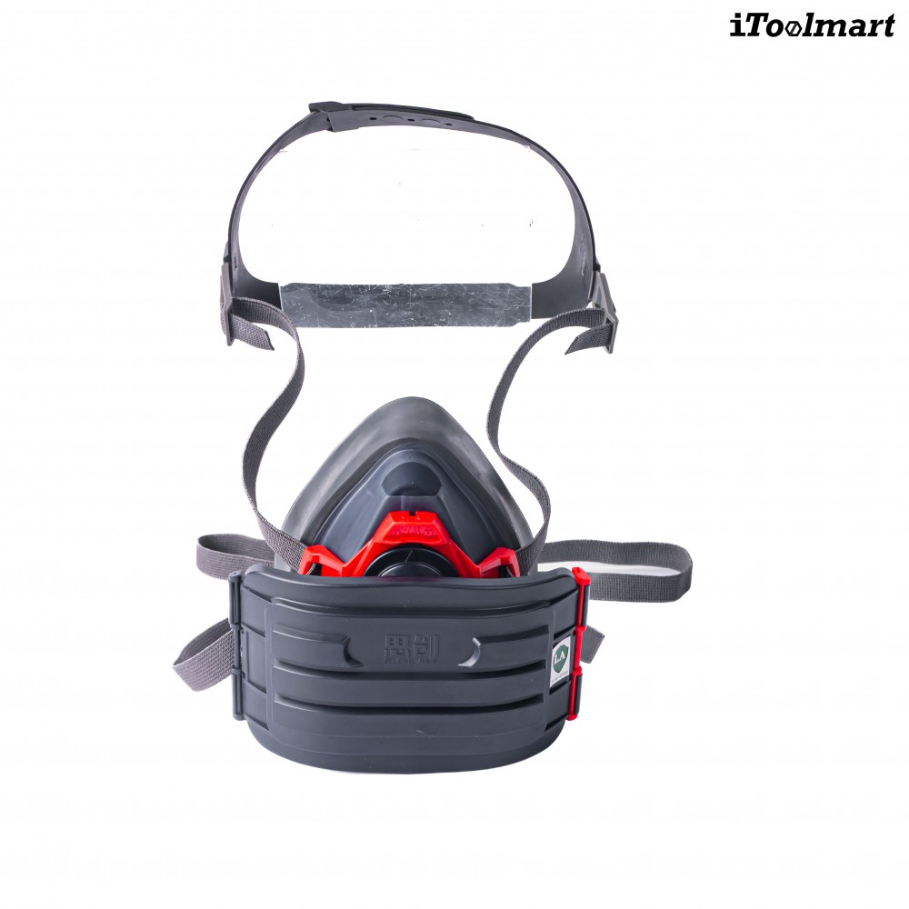 หน้ากากกันสารเคมี TECHMAN ST 1090 แบบครึ่งหน้า ชนิดไส้กรองเดี่ยว  เฉพาะหน้ากาก 