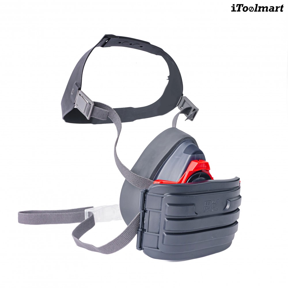 หน้ากากกันสารเคมี TECHMAN ST 1090 แบบครึ่งหน้า ชนิดไส้กรองเดี่ยว  เฉพาะหน้ากาก 