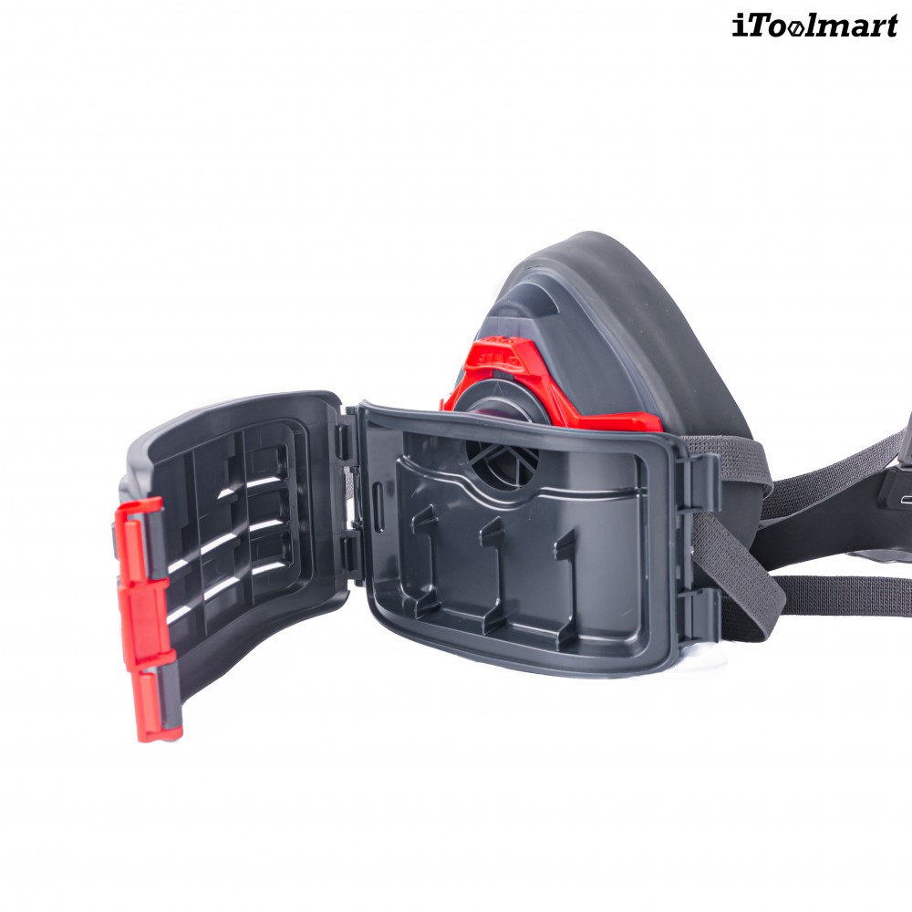 หน้ากากกันสารเคมี TECHMAN ST 1090 แบบครึ่งหน้า ชนิดไส้กรองเดี่ยว  เฉพาะหน้ากาก 