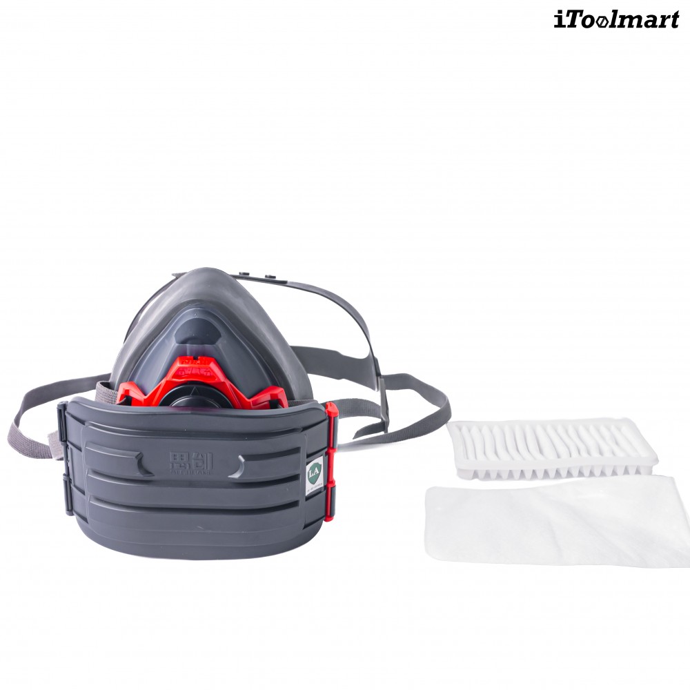 หน้ากากกันสารเคมี TECHMAN ST 1090 แบบครึ่งหน้า ชนิดไส้กรองเดี่ยว  เฉพาะหน้ากาก 