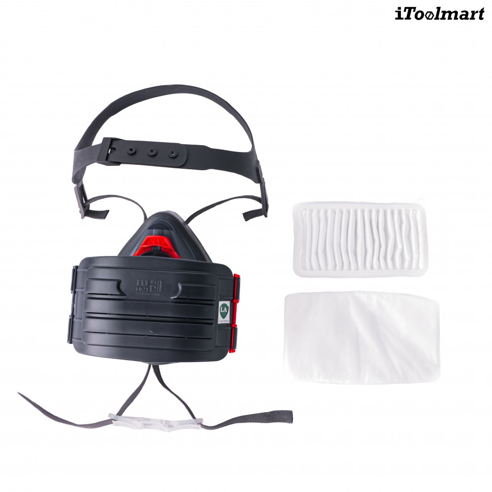 หน้ากากกันสารเคมี TECHMAN ST 1090 แบบครึ่งหน้า ชนิดไส้กรองเดี่ยว  เฉพาะหน้ากาก 