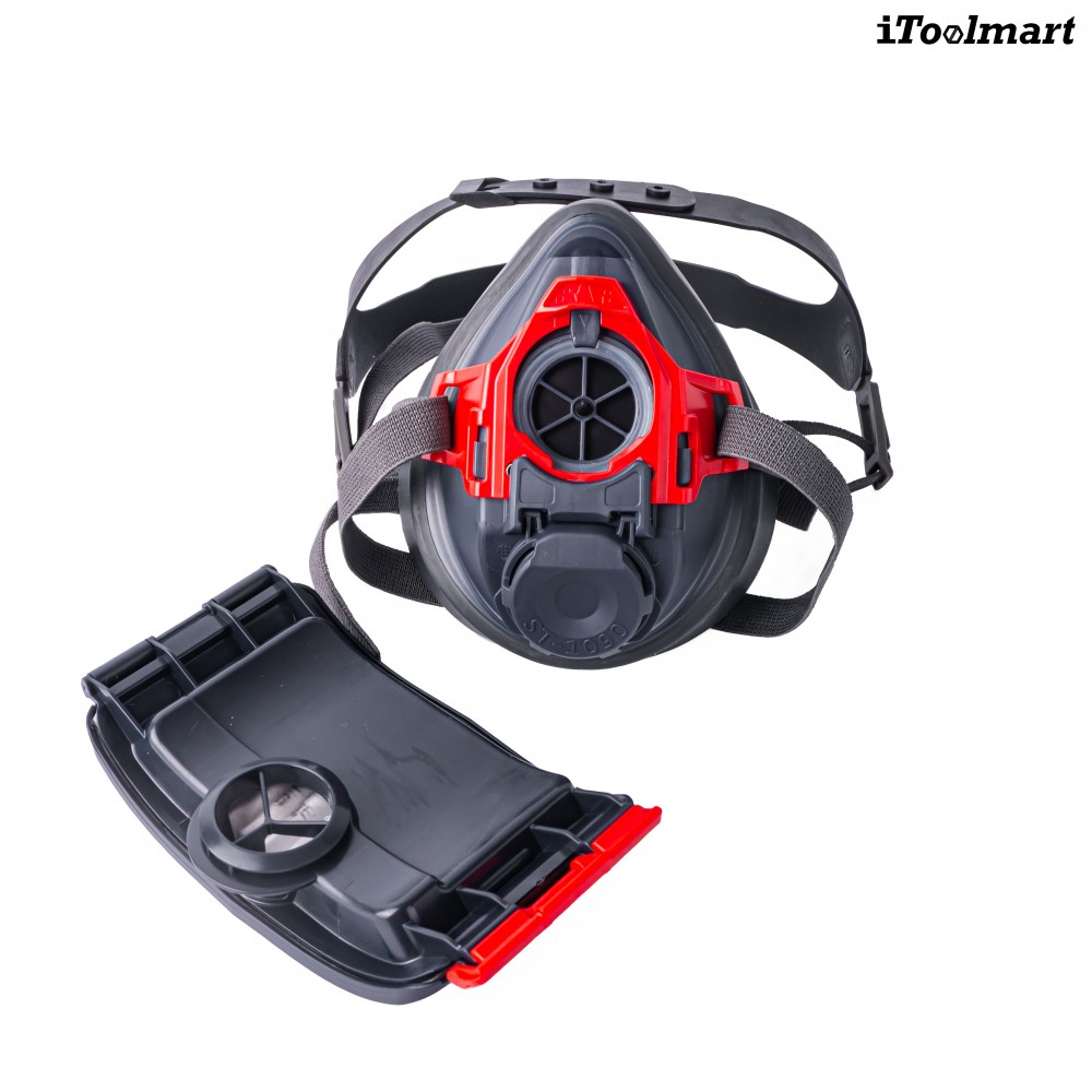 หน้ากากกันสารเคมี TECHMAN ST 1090 แบบครึ่งหน้า ชนิดไส้กรองเดี่ยว  เฉพาะหน้ากาก 