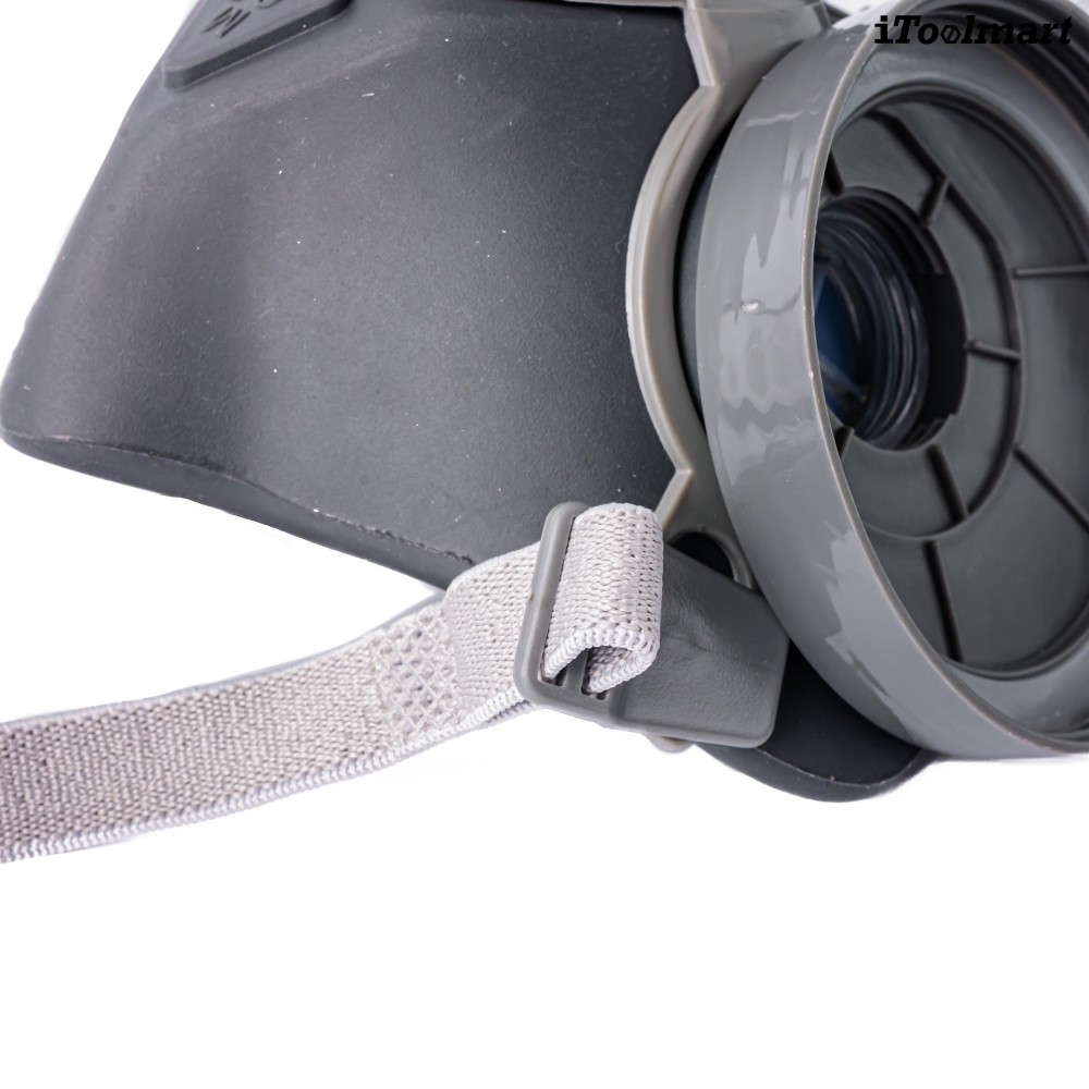 หน้ากากกันสารเคมี TECHMAN ST M60X 1B แบบครึ่งหน้า ชนิดไส้กรองคู่  เฉพาะหน้ากาก 