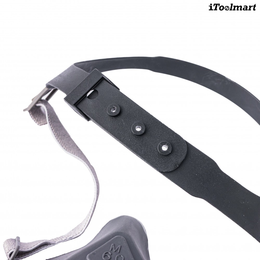 หน้ากากกันสารเคมี TECHMAN ST M60X 1B แบบครึ่งหน้า ชนิดไส้กรองคู่  เฉพาะหน้ากาก 