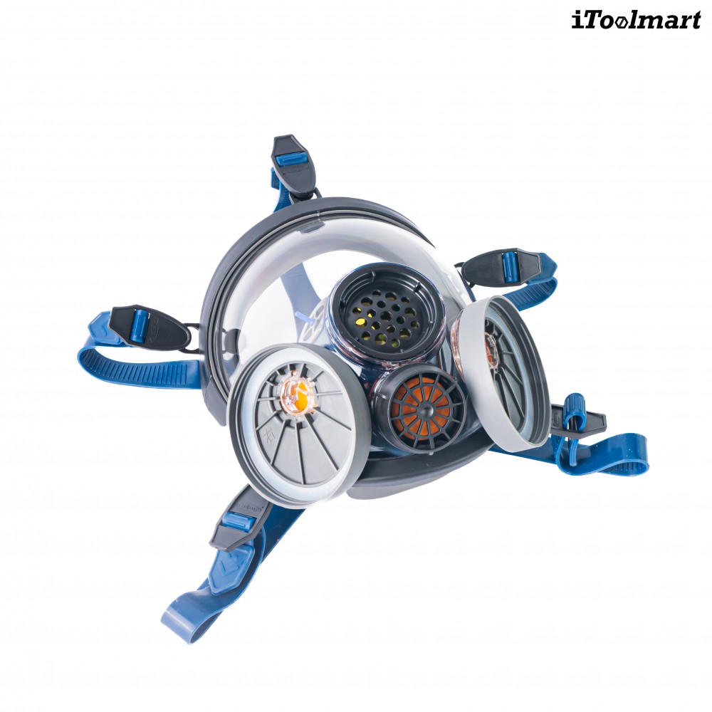 หน้ากากกันสารเคมี TECHMAN ST S100 แบบเต็มหน้า ชนิดไส้กรองคู่  เฉพาะหน้ากาก 