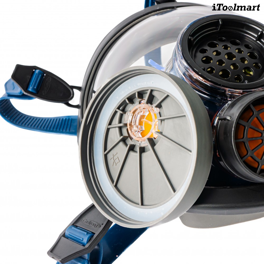 หน้ากากกันสารเคมี TECHMAN ST S100 แบบเต็มหน้า ชนิดไส้กรองคู่  เฉพาะหน้ากาก 