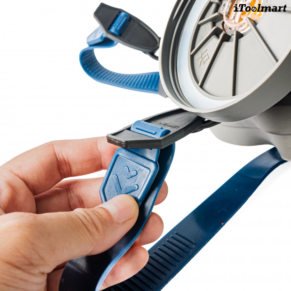 หน้ากากกันสารเคมี TECHMAN ST S100 แบบเต็มหน้า ชนิดไส้กรองคู่  เฉพาะหน้ากาก 