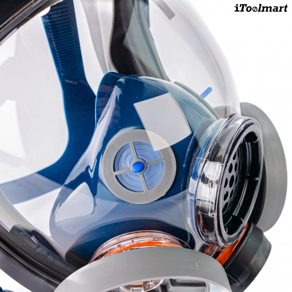 หน้ากากกันสารเคมี TECHMAN ST S100 แบบเต็มหน้า ชนิดไส้กรองคู่  เฉพาะหน้ากาก 