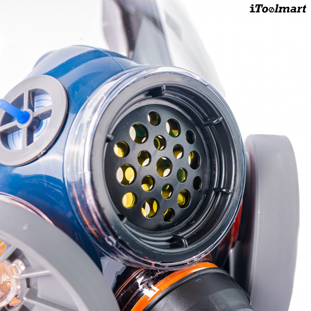หน้ากากกันสารเคมี TECHMAN ST S100 แบบเต็มหน้า ชนิดไส้กรองคู่  เฉพาะหน้ากาก 