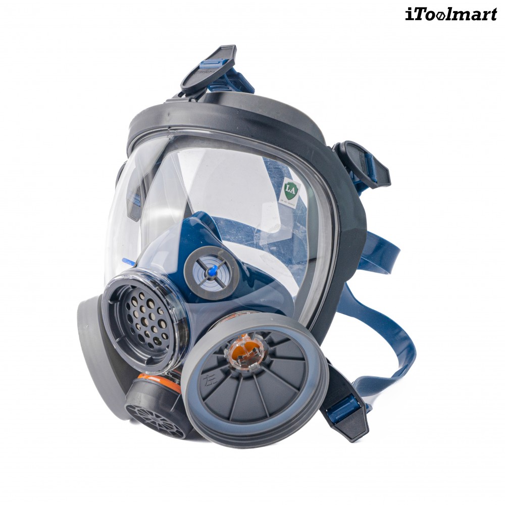 หน้ากากกันสารเคมี TECHMAN ST S100 แบบเต็มหน้า ชนิดไส้กรองคู่  เฉพาะหน้ากาก 