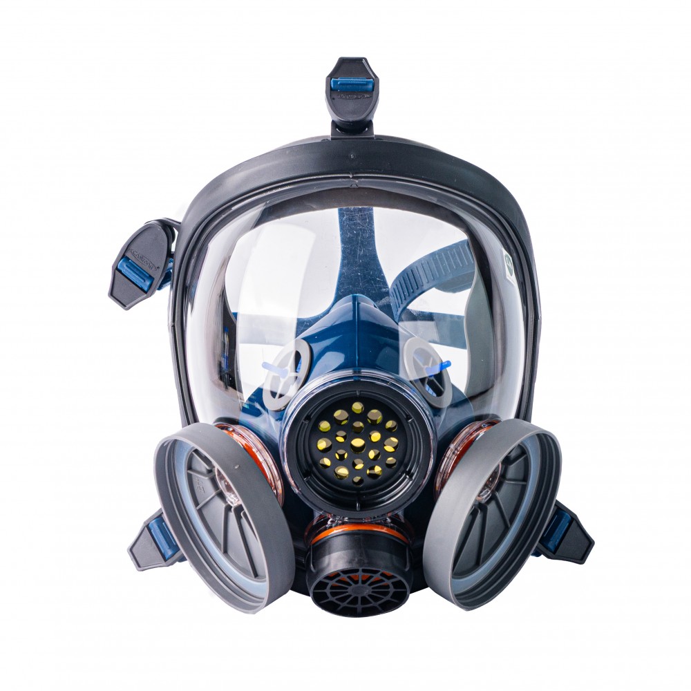 หน้ากากกันสารเคมี TECHMAN ST S100 แบบเต็มหน้า ชนิดไส้กรองคู่  เฉพาะหน้ากาก 