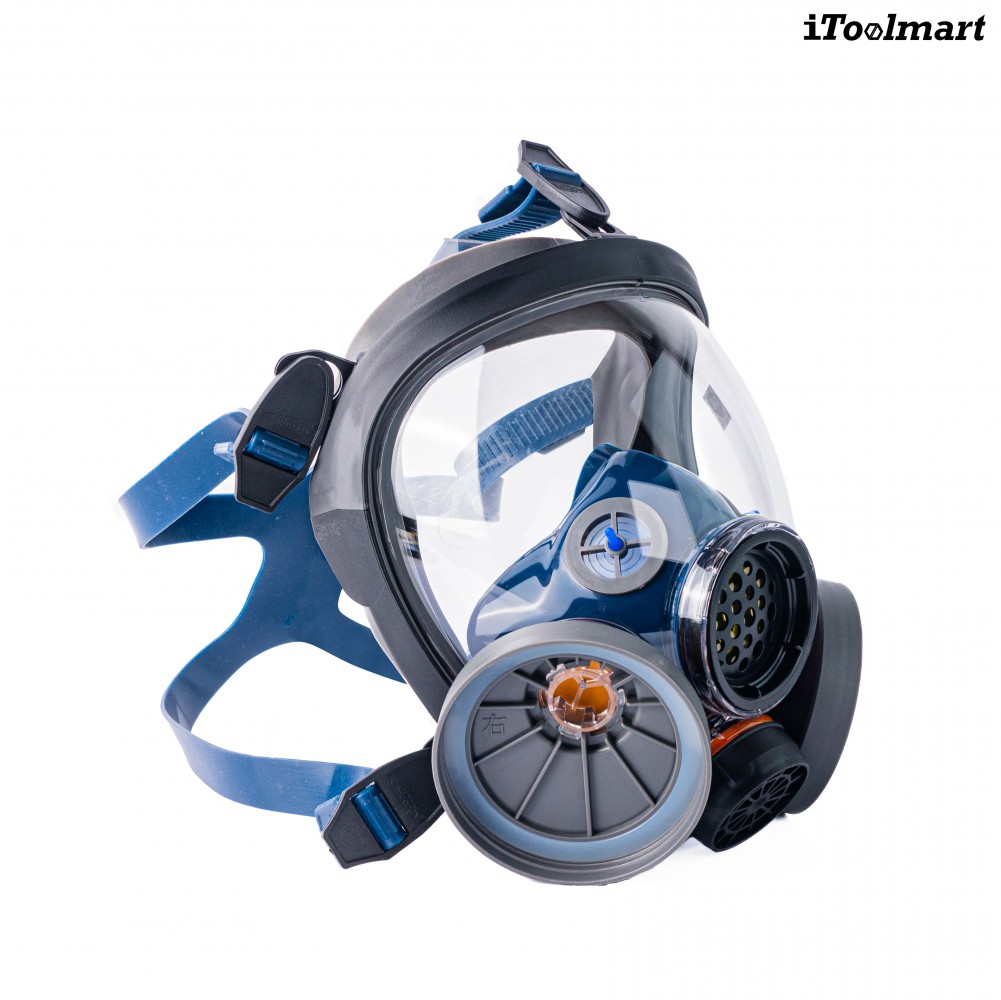 หน้ากากกันสารเคมี TECHMAN ST S100 แบบเต็มหน้า ชนิดไส้กรองคู่  เฉพาะหน้ากาก 