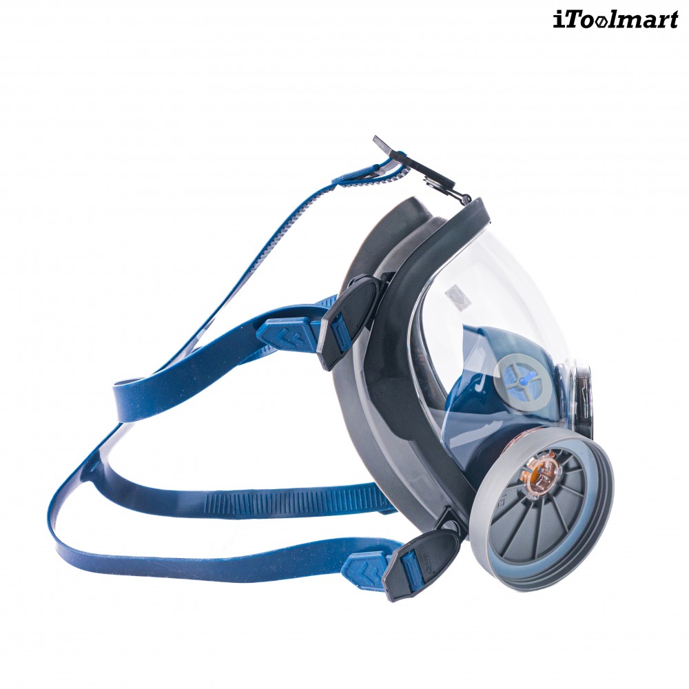 หน้ากากกันสารเคมี TECHMAN ST S100 แบบเต็มหน้า ชนิดไส้กรองคู่  เฉพาะหน้ากาก 