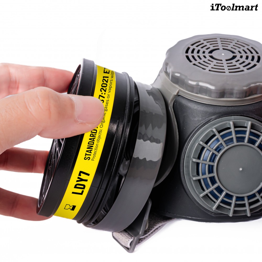 ตลับกรอง TECHMAN ST LDY7 กรองไอระเหยและซัลเฟอร์ไดออกไซด์ P E 1