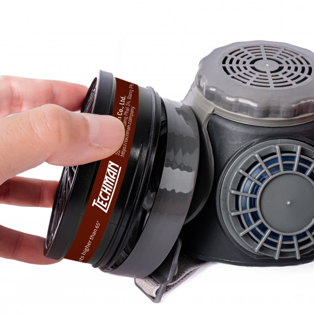 ตลับกรอง TECHMAN ST LDY3 กรองไอระเหยและก๊าซอนินทรีย์ P A 1